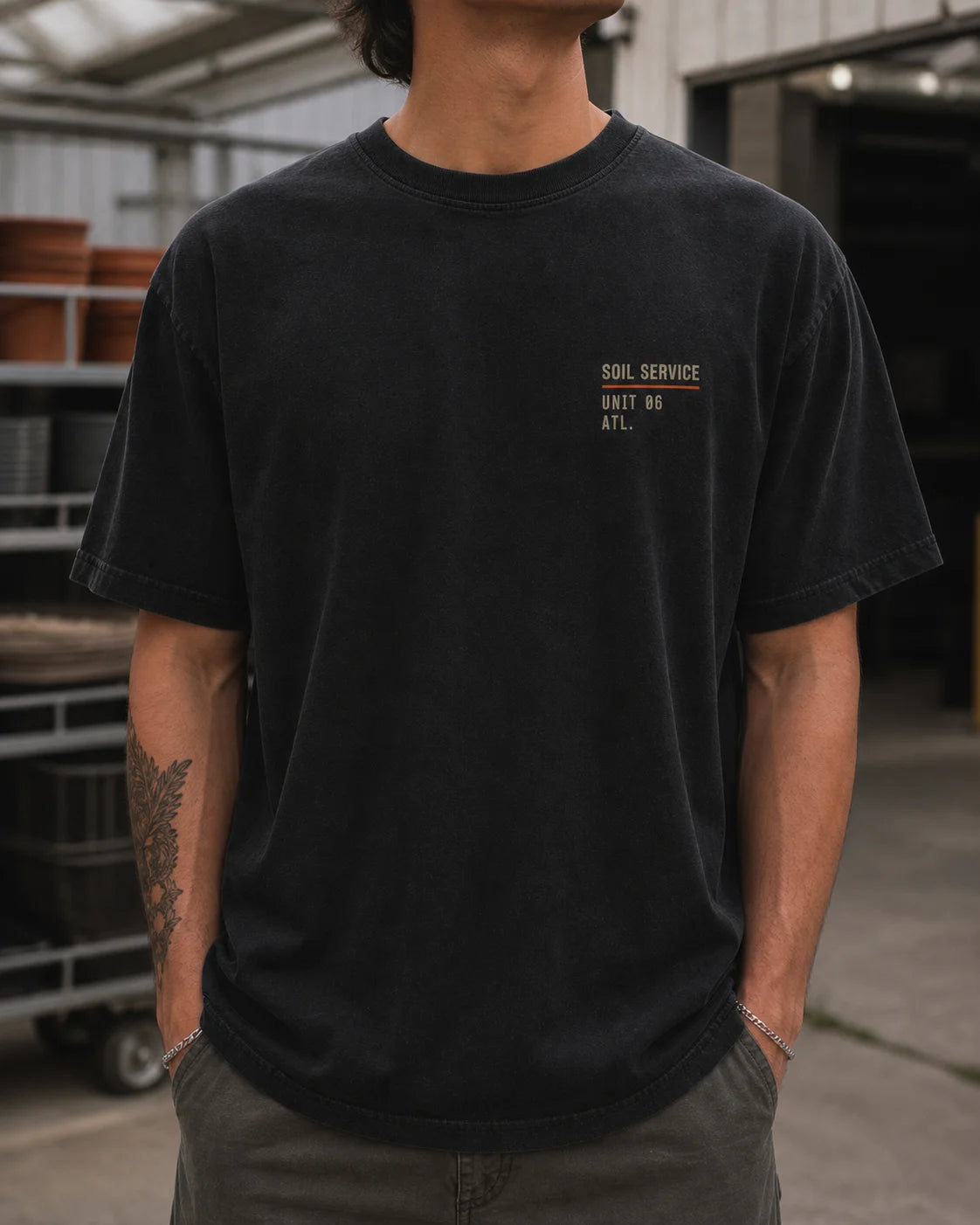 Plant Print Supply Soil Service Tee front digital product preview