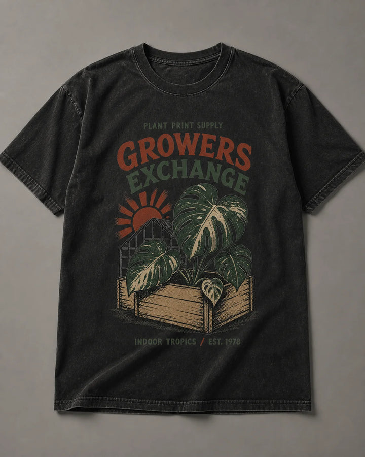 Plant Print Supply Growers Exchange Indoor Tropics tee digital product preview