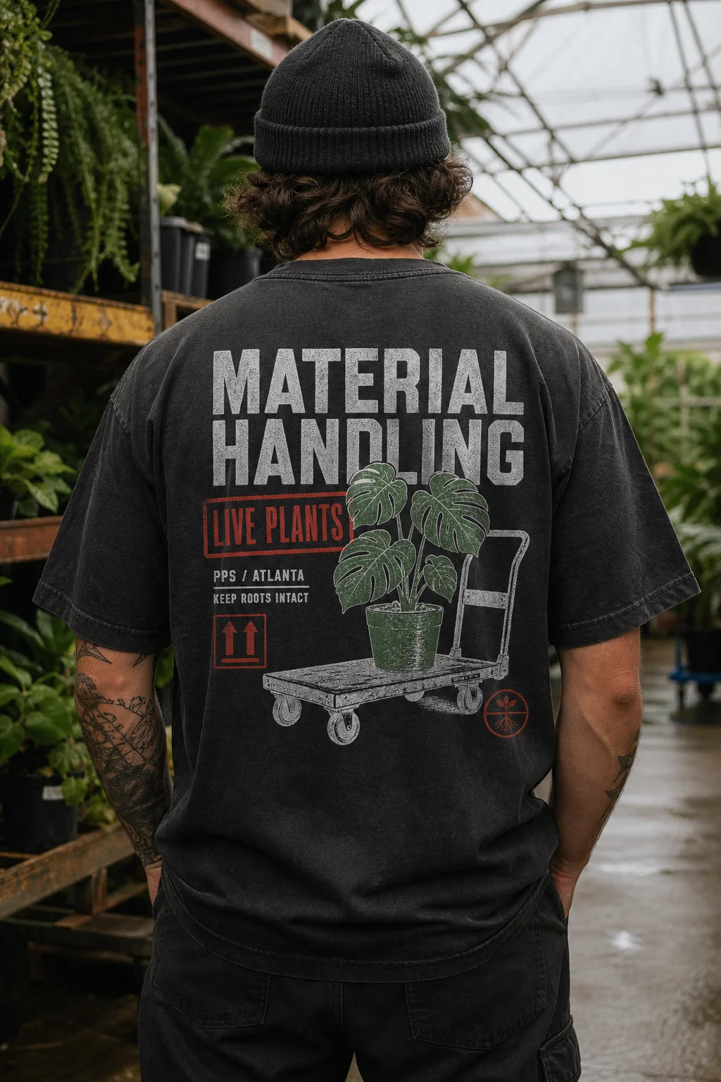 Plant Print Supply Material Handling Tee alternate digital product preview
