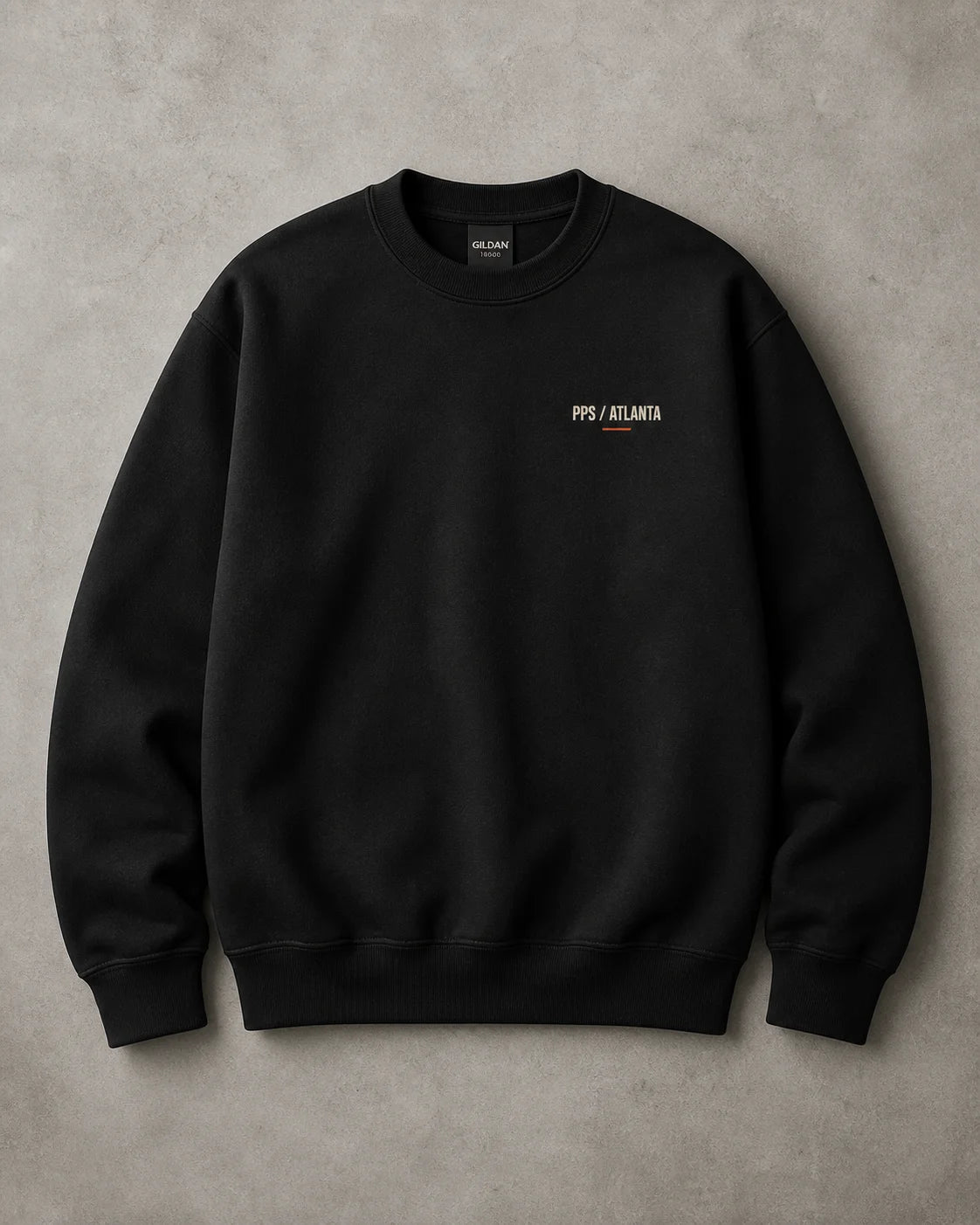 Plant Print Supply Service Entrance black crewneck front digital product preview