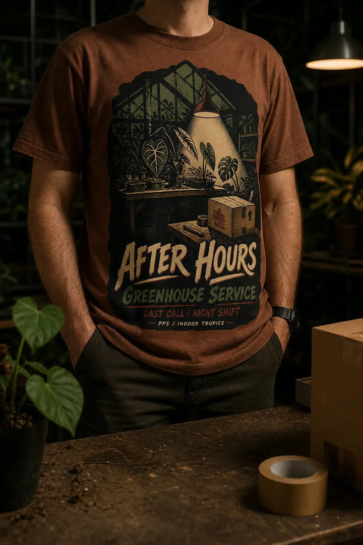 After Hours Tee — Greenhouse Service