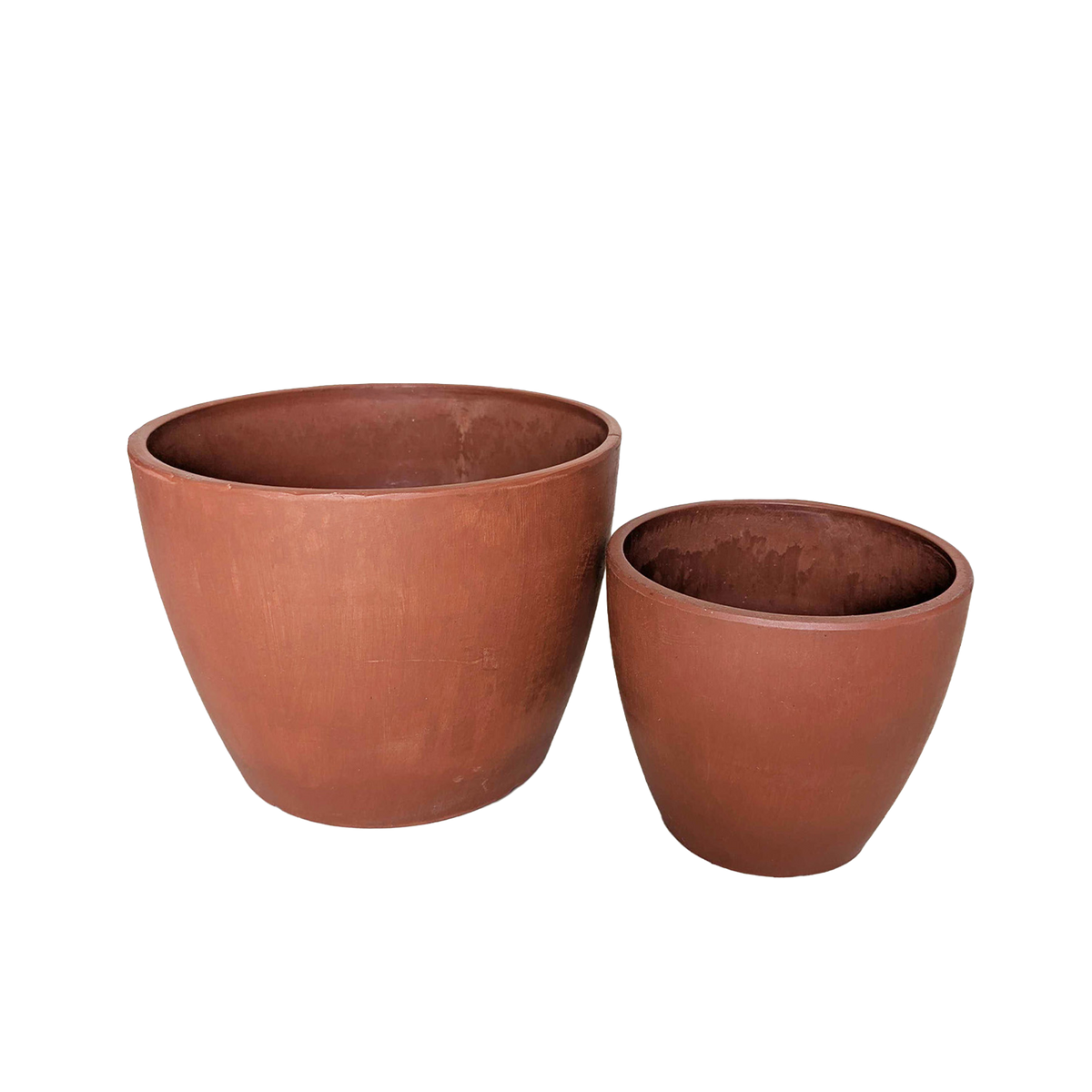 Black and TerraCotta Eco Pots